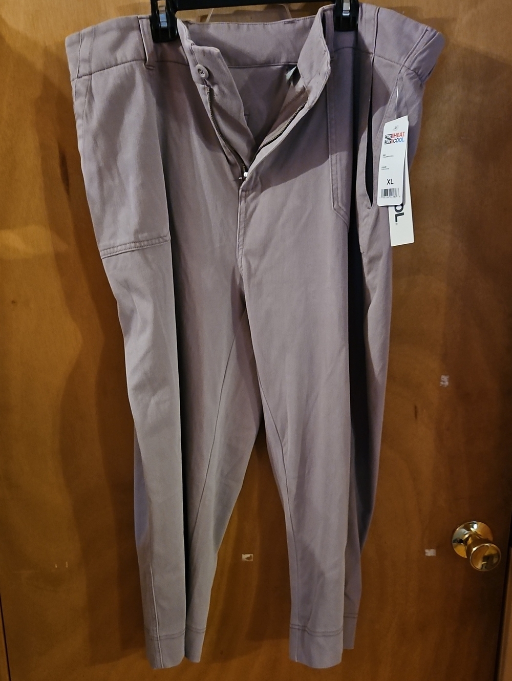 Woman's Slim Stretch Pants in Purple Dove